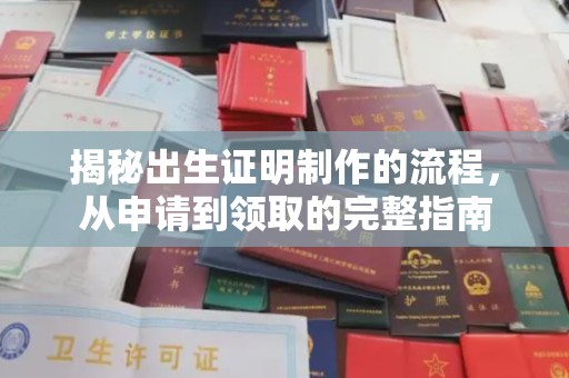 墨脱揭秘出生证明制作的流程，从申请到领取的完整指南